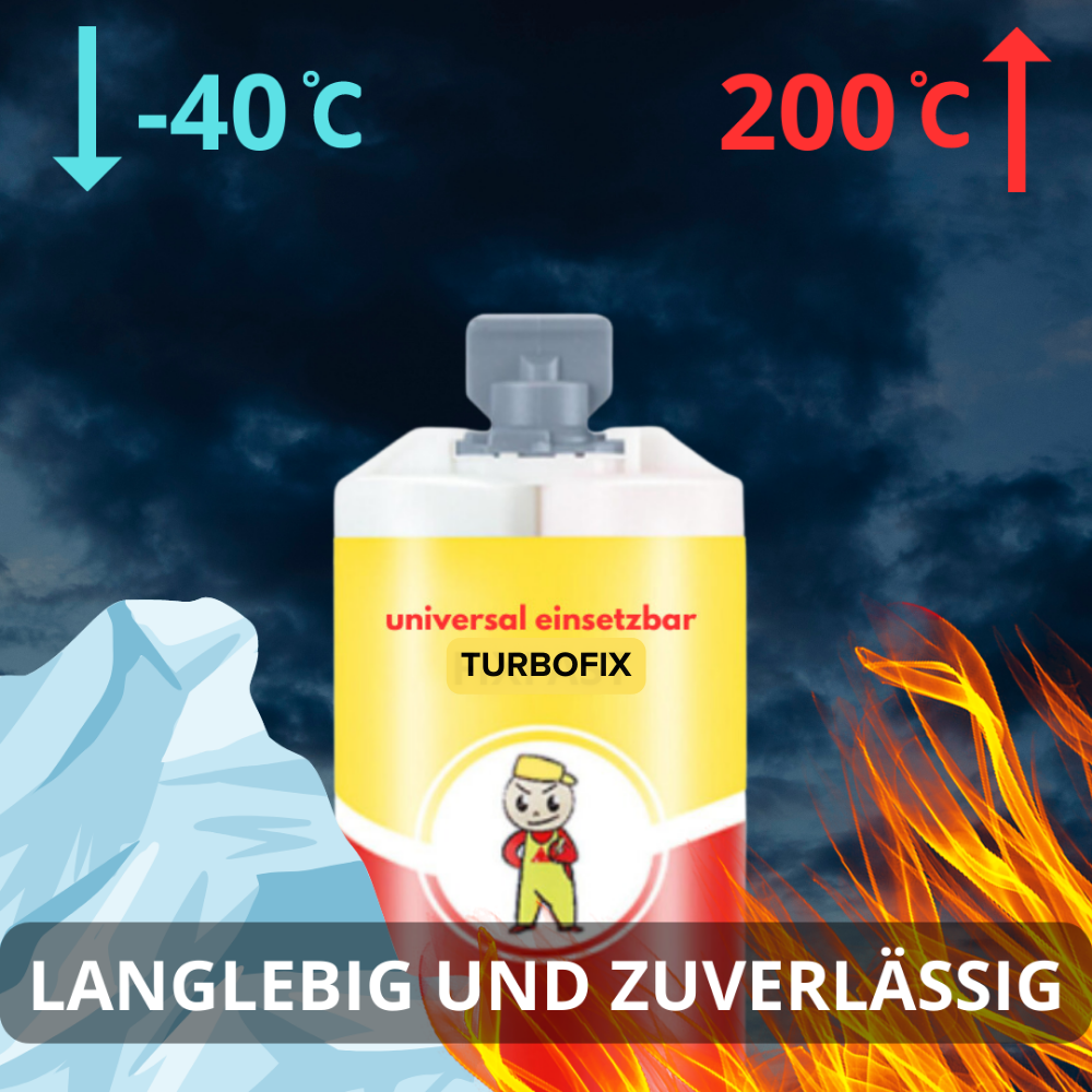 TurboFix™ | Starker Metall-Reparaturkleber | Kein Schweißen erforderlich!
