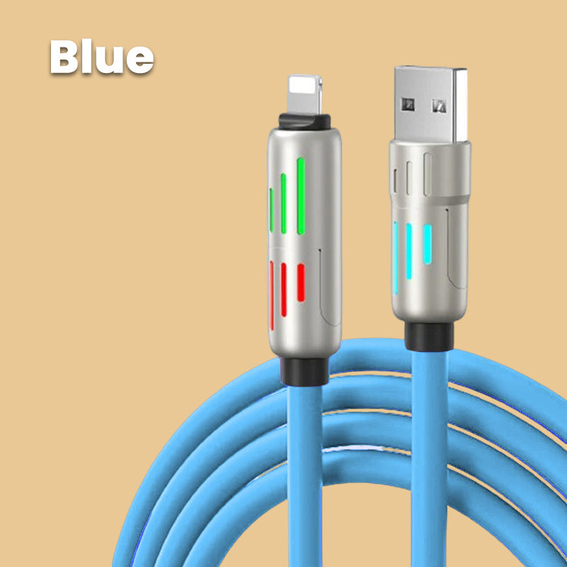 Vier-in-Eins Schnelllade-Datenkabel mit Atemlicht – Universelle Kompatibilität, 240W Schnellladung, Robuste Haltbarkeit