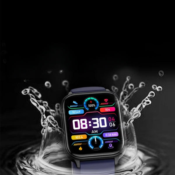 Fortgeschrittene Gesundheitsüberwachungs-Smartwatch – Glukose, Herzfrequenz und Blutdruck mit wasserdichtem Design
