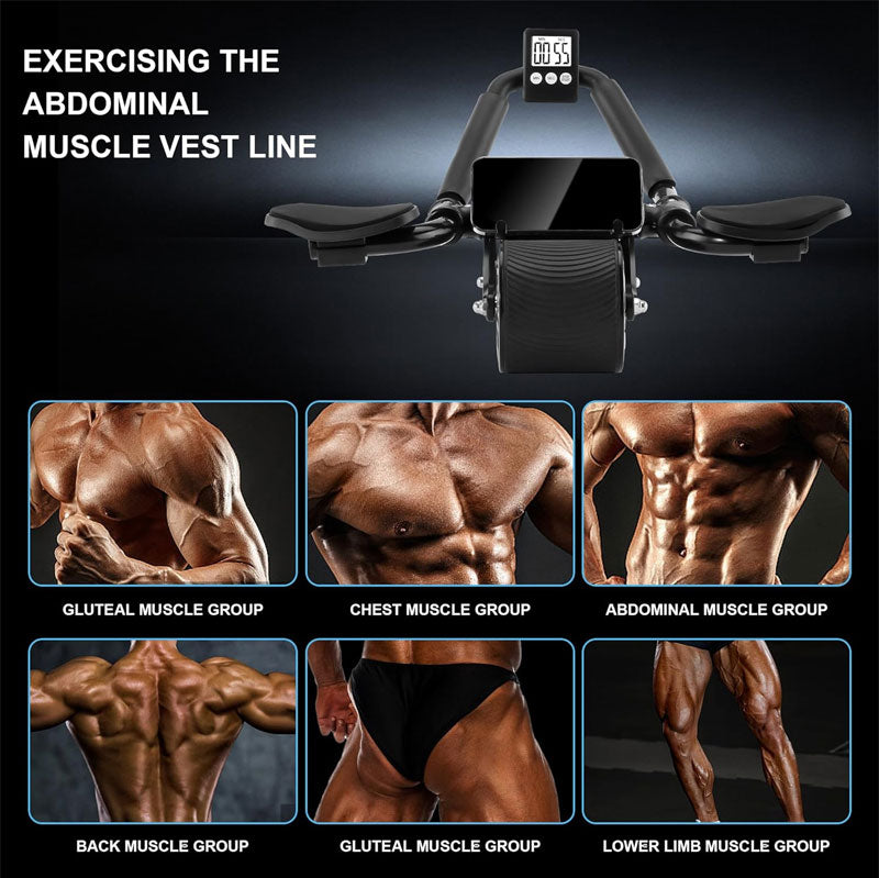 Ellenbogenstütze Rebound Bauchroller (Erhalten Sie eine kostenlose Kniefolie)