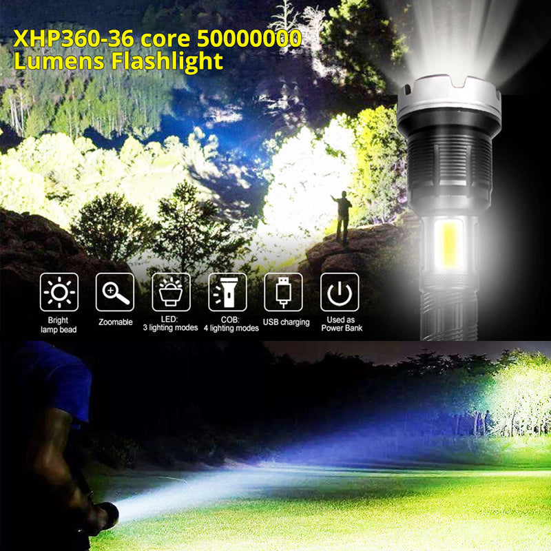 LED Zoom Taschenlampe