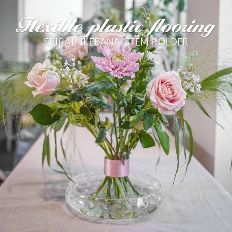 Spiral-Blumenstielhalter für kreative Blumenarrangements – Stabil und vielseitig