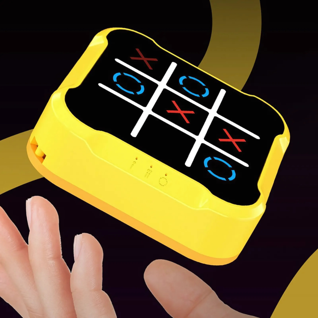 Super Tic-Tac-Toe Puzzle-Spiel für Kinder – Tragbares Lernspielzeug