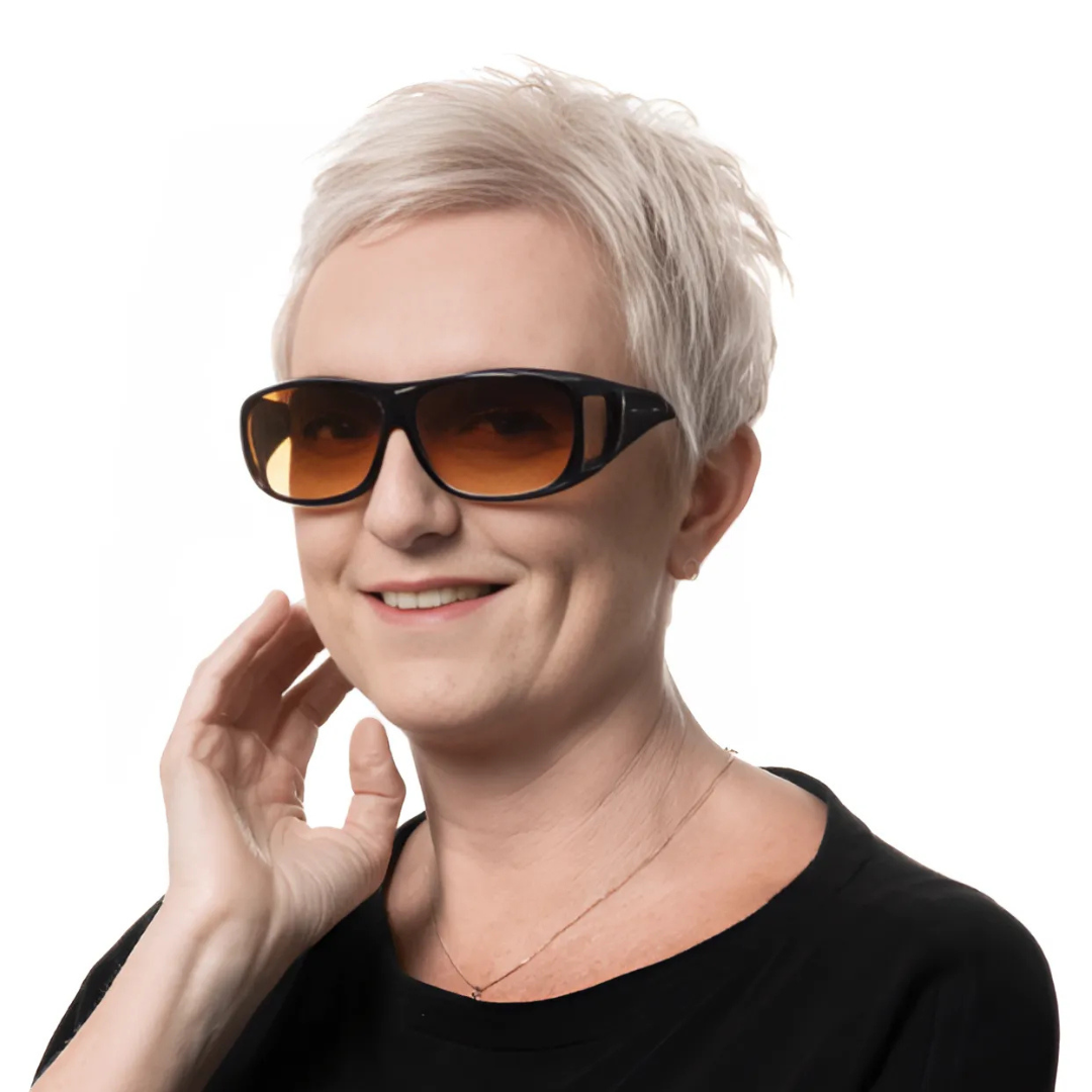 Scheinwerferbrille mit "GlareCut"-Technologie für blendfreies Nachtfahren