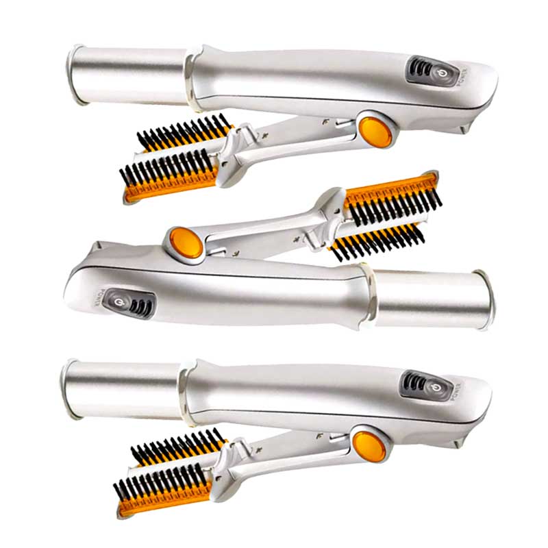 Professionelle 2 in 1 Rotierende Eisenhaarbürste