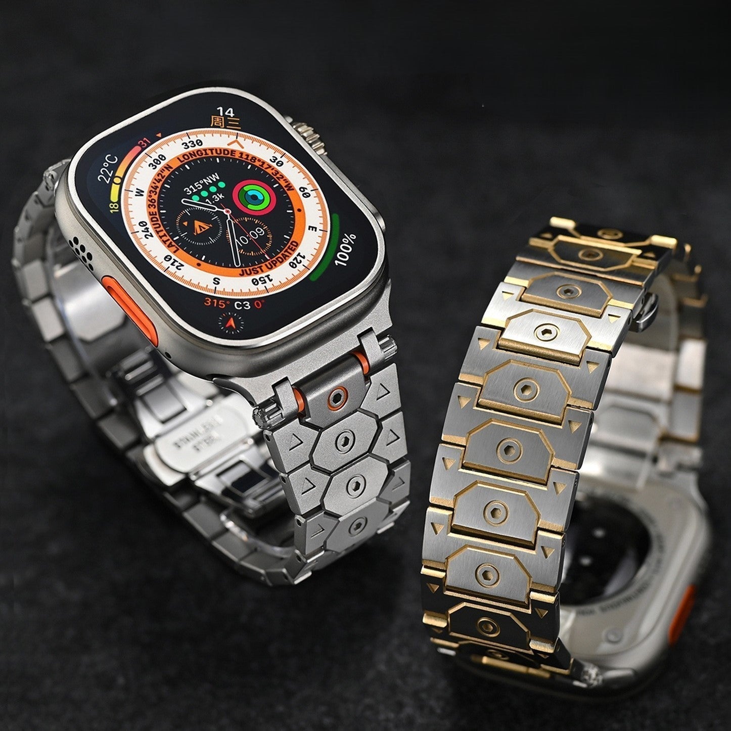 FusionX Titan Apple Watch-Armband