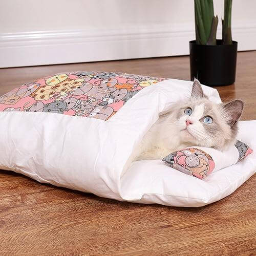 Kuscheliger Katzenschlafsack für wohlige Nächte
