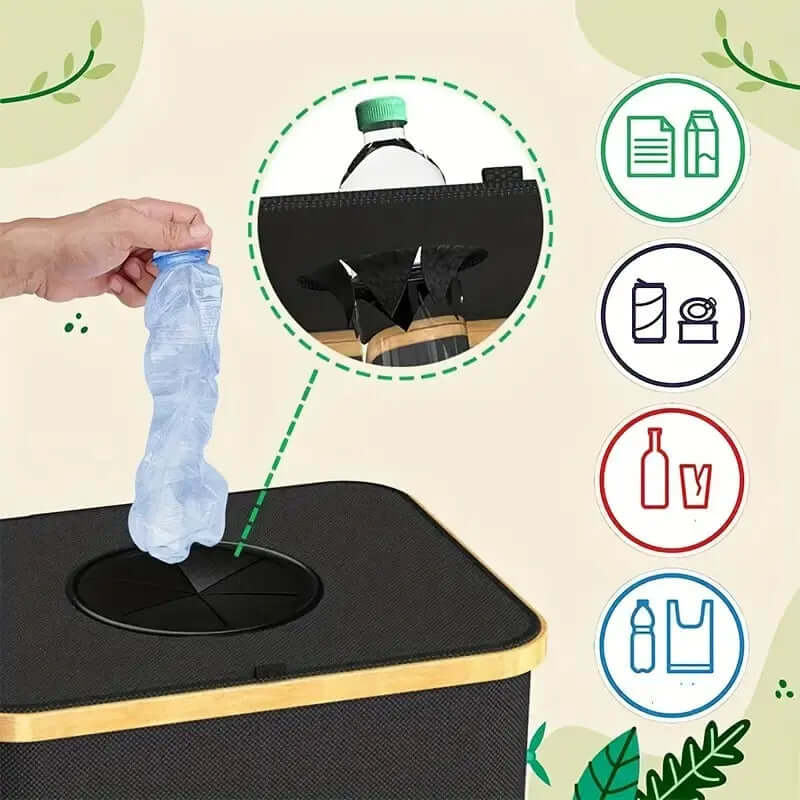 Faltbare Aufbewahrungstasche - Müll & Pfand