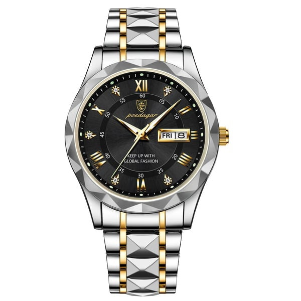 Wasserdichte Luxus-Herrenarmbanduhr von der Top-Marke mit leuchtender Funktion
