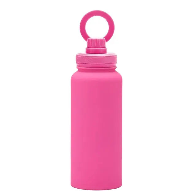 Universelle Wasserflasche mit Magnetbefestigung