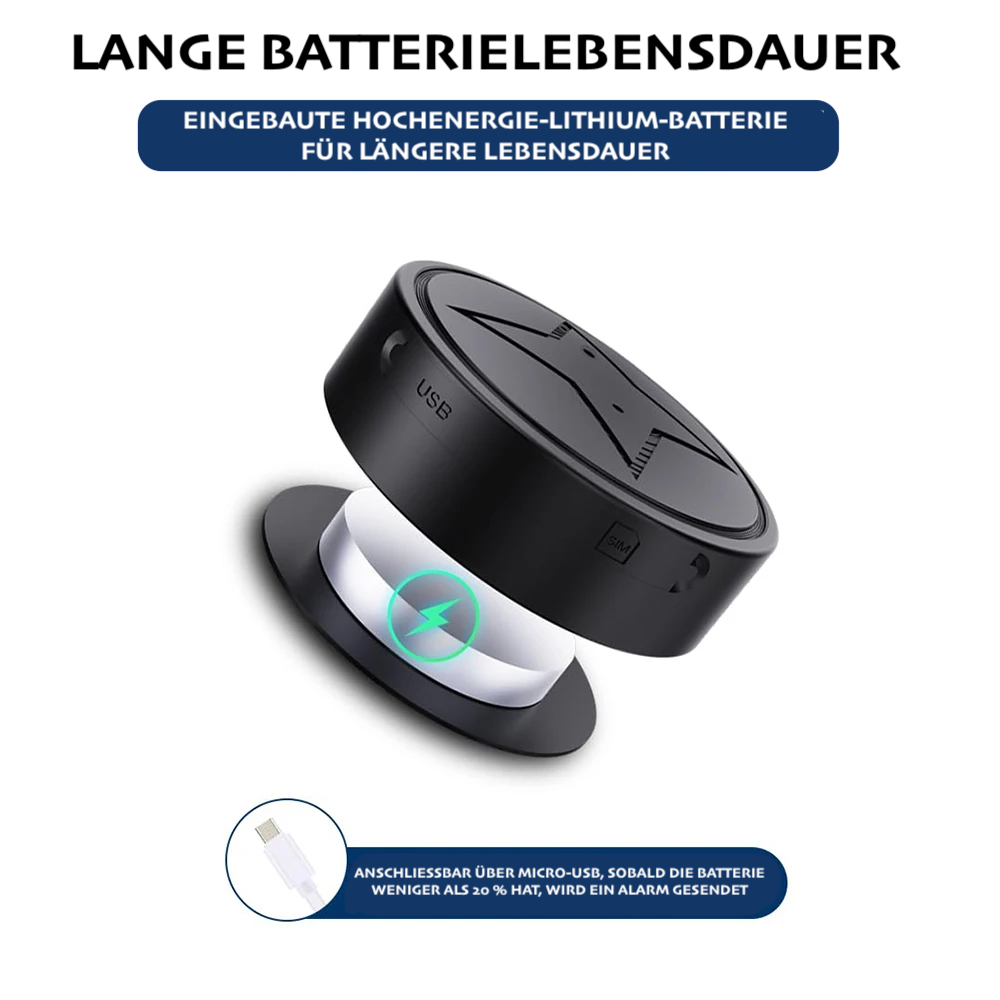 Magnetischer Mini GPS-Tracker für Echtzeit-Überwachung