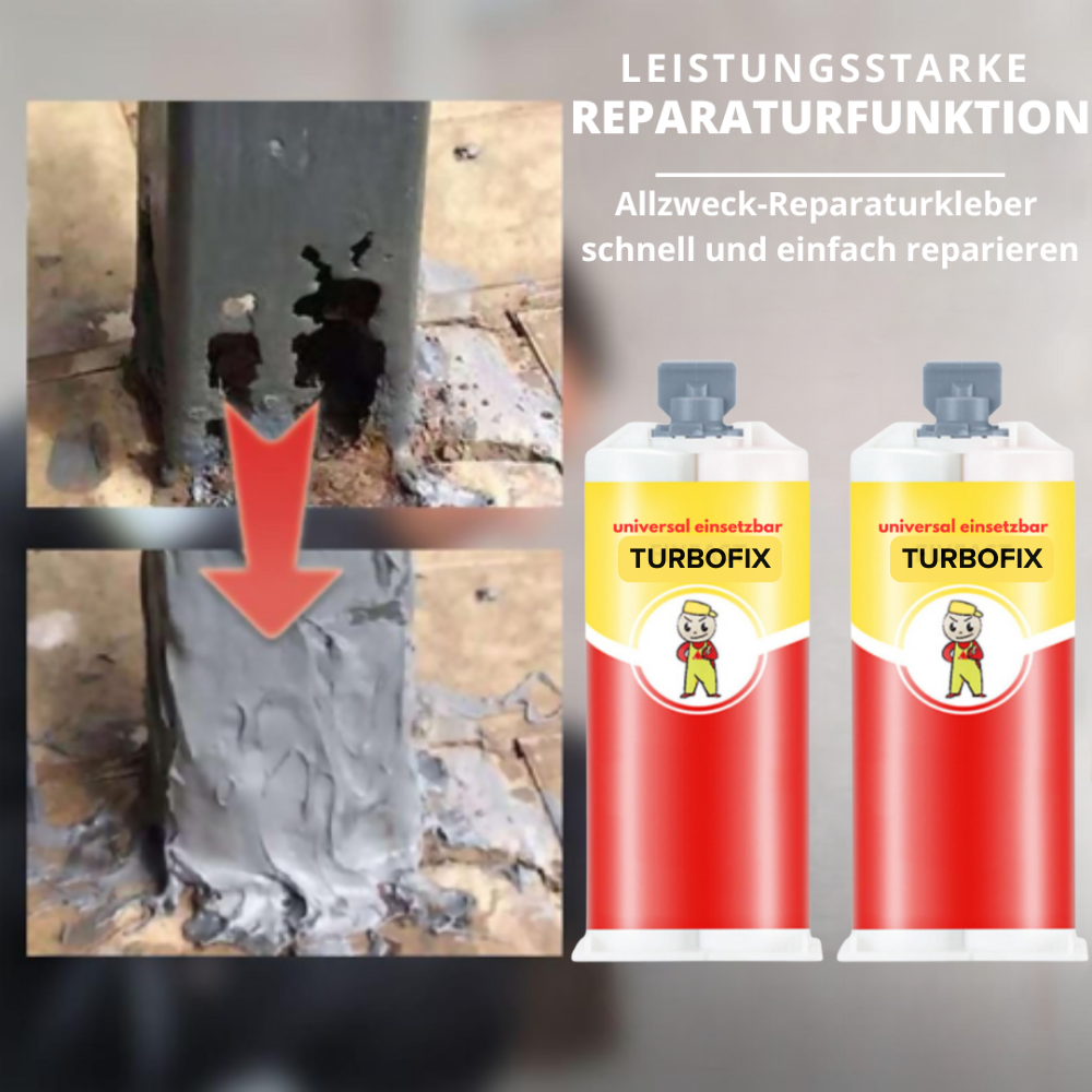 TurboFix™ | Starker Metall-Reparaturkleber | Kein Schweißen erforderlich!