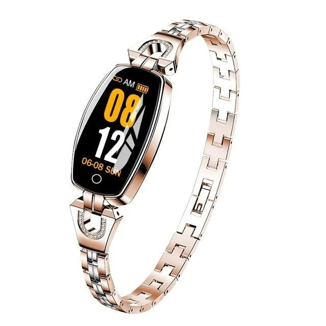 Wasserdichtes Smart-Fitnessarmband mit HR- und Blutdruckmessgerät für Frauen