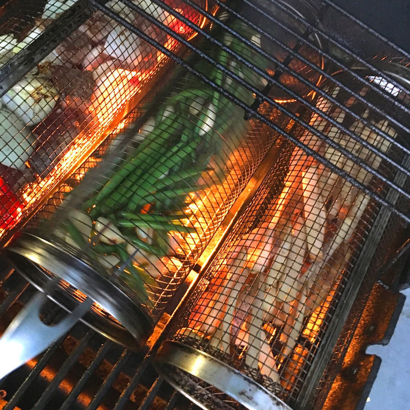 FlameMaster™ BBQ-Grillkorb | Perfekte Grillmomente | Antihaft & Spülmaschinengeeignet