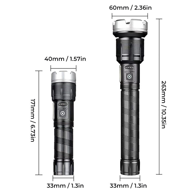 LED Zoom Taschenlampe