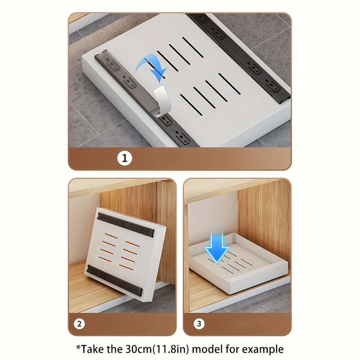 Erweiterbarer Küchenregal-Organizer