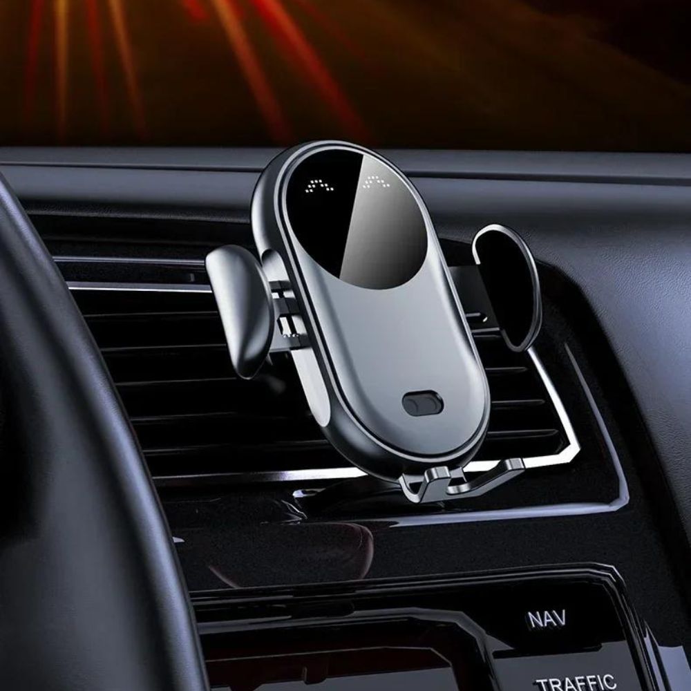Zelara - Kabelloses Ladegerät und Handyhalter für alle Fahrten im Auto!