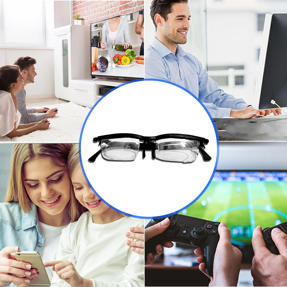 Verstellbare Fokussierbrille