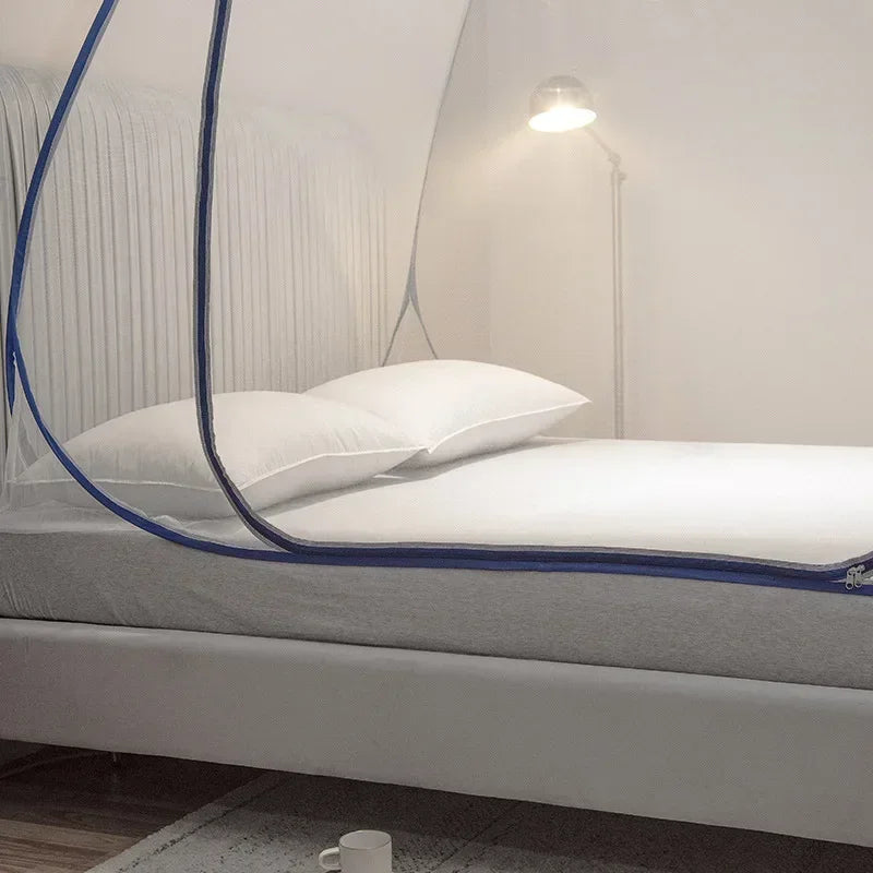 Faltbares atmungsaktives Einzeltür-Moskito-Netz