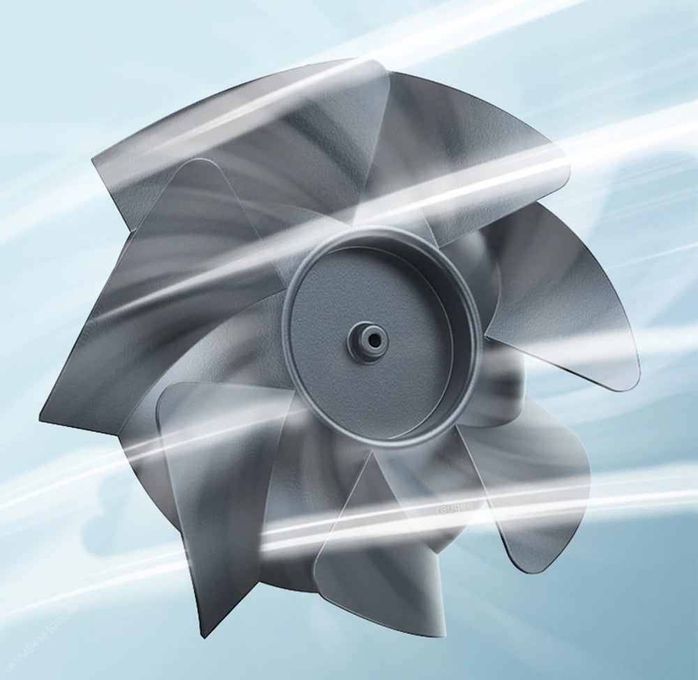 Drahtloser verstellbarer Klimaanlagenventilator mit Licht – Wiederaufladbare Turbo-Kühlung für Schreibtisch- und Wandmontagekomfort