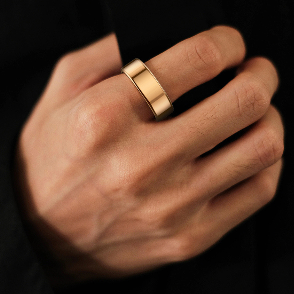 Zelara - Tätigkeit Tracker Smart Langlebig Fitness Ring mit GPS und wasserdicht Eigenschaften