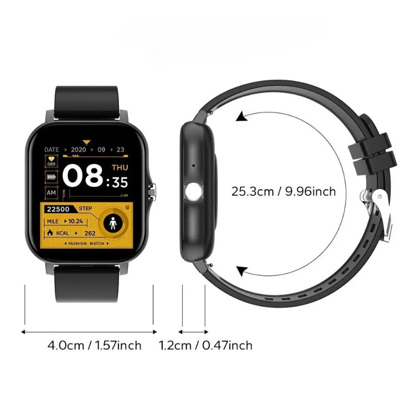 BellaFit Rose Gold Smartwatch – Fitness- & Gesundheitsüberwachung für moderne Frauen