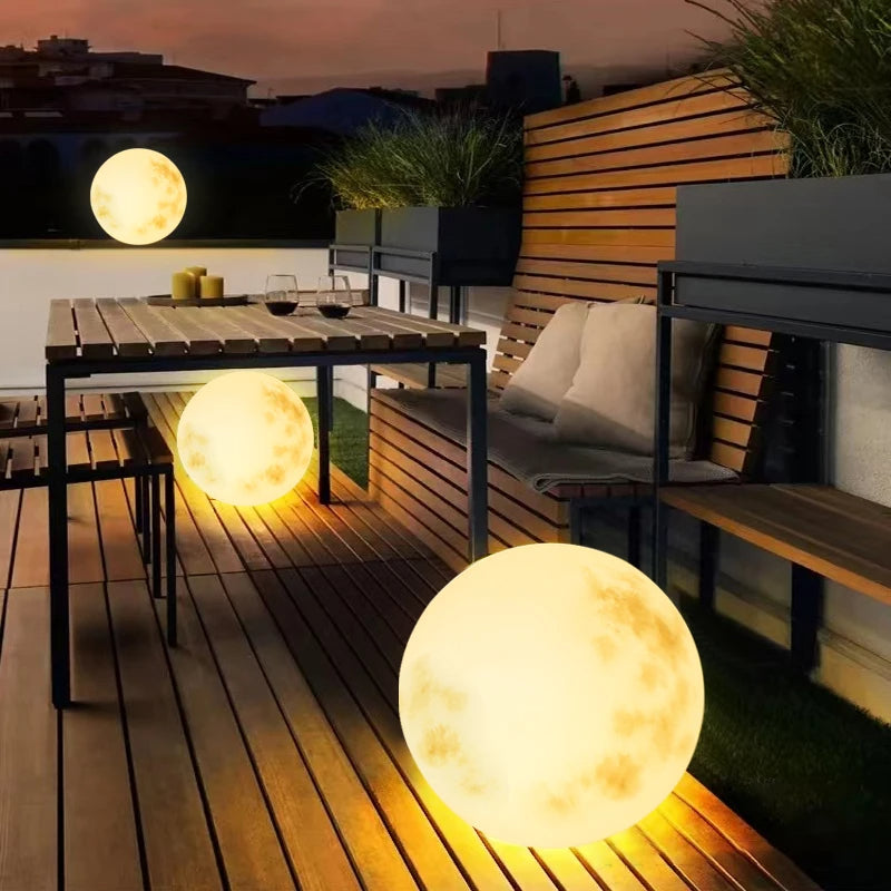 Moonlampe | Wetterfeste Gartenlampe mit LED Beleuchtung