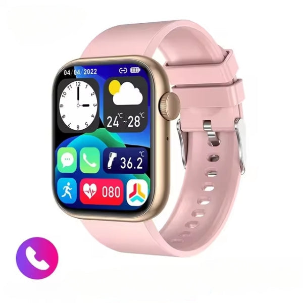 Edition 2024 Smartwatch für Frauen - Fitness Smartwatch für Android - Stilvolles tragbares Gerät für Mädchen & Jugendliche