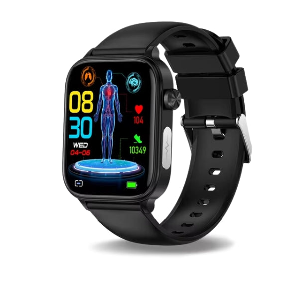 Fortgeschrittene Gesundheitsüberwachungs-Smartwatch – Glukose, Herzfrequenz und Blutdruck mit wasserdichtem Design