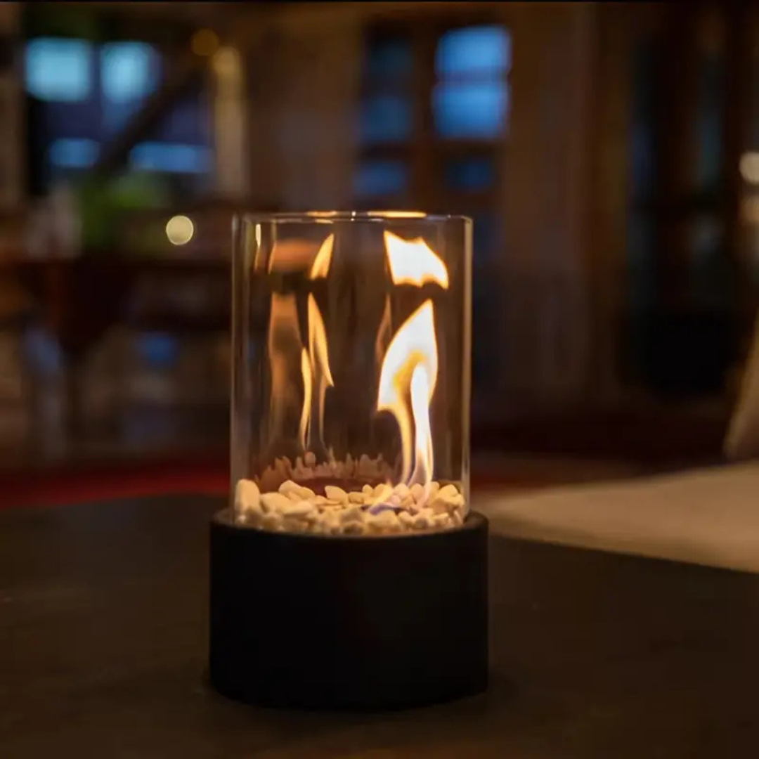 Moderne Tragbare Mini Feuerstelle Tischlampe