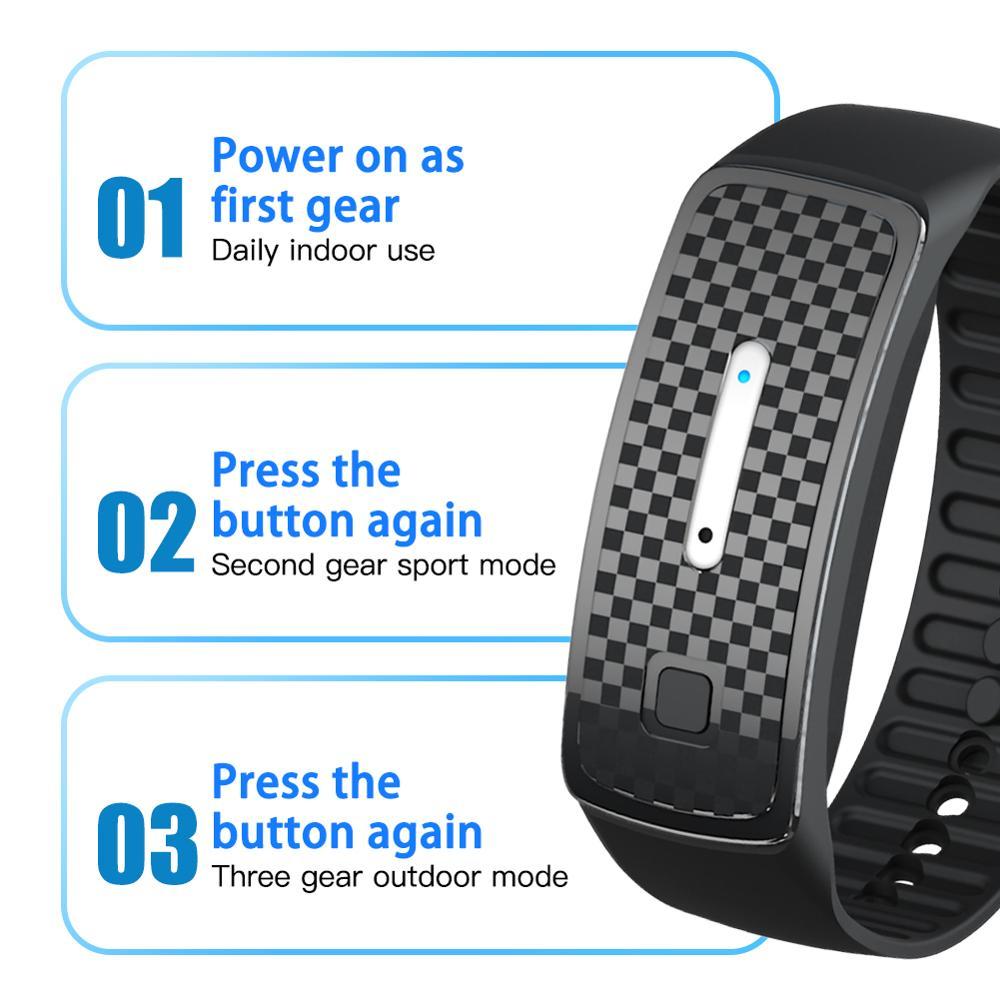 Ultraschall Mückenarmband wiederaufladbar, umweltfreundlicher & sicherer Mückenschutz für Kinder und Erwachsene