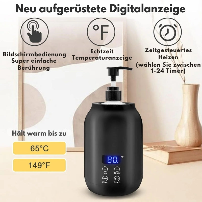 Zelara - Tragbarer elektrischer Massageöl-Wärmer mit Touch Kontrolle