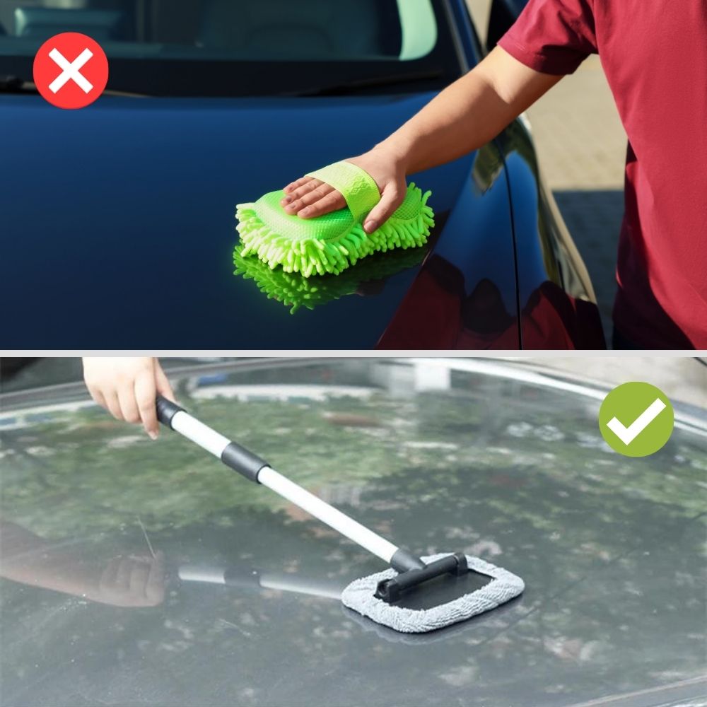 Zelara - Reinige dein Auto, ohne dich in unbequeme Positionen zu beugen!