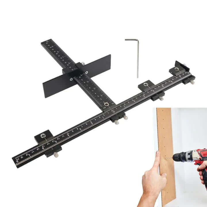 Präzisions-Bohrschablone für exakte Montage