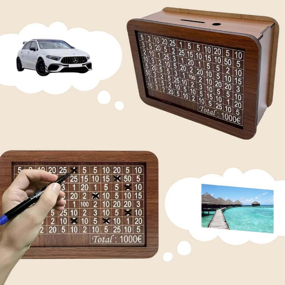 Sparschwein mit Zielsetzung - BudgetPlaner