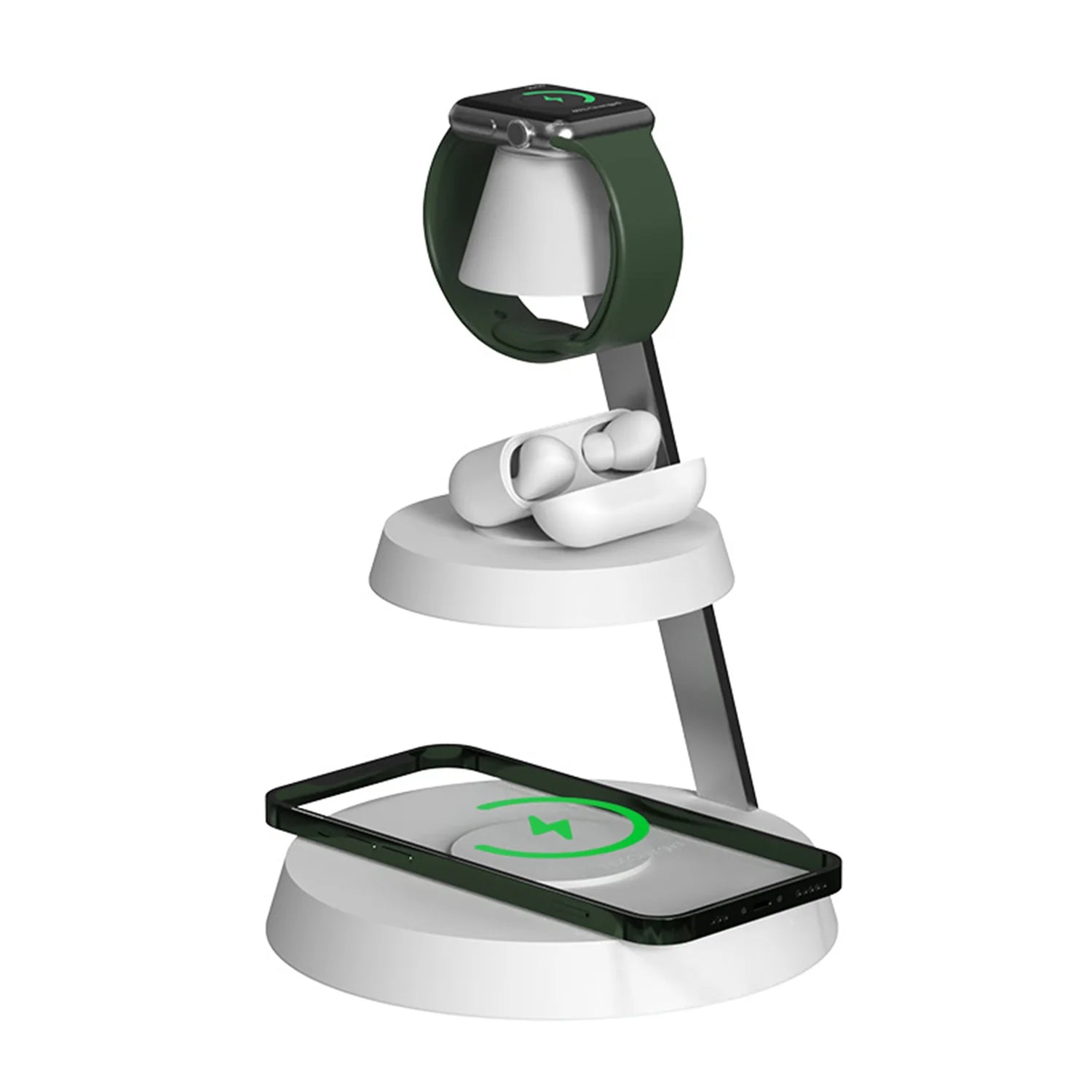 3-in-1 Wireless Charger mit Nachtlicht