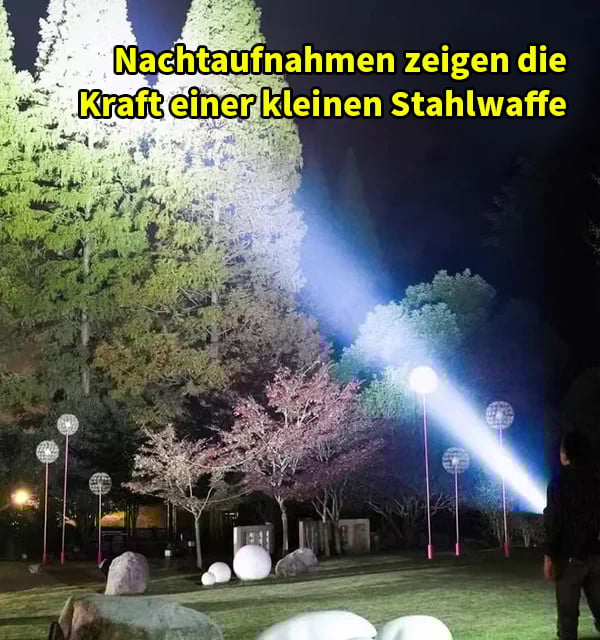 Deutsche dreiäugige Monster-Mini-Super-Power-Taschenlampe