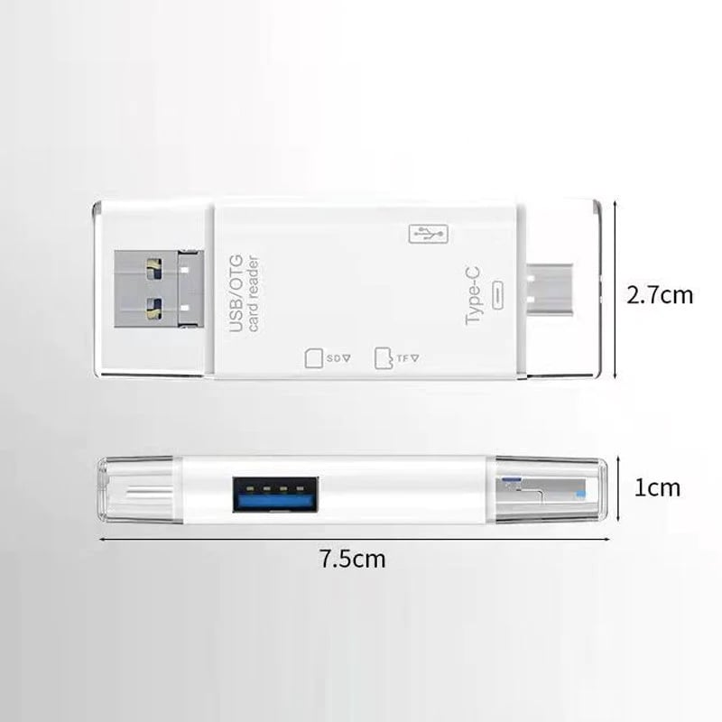 6-in-1 Multifunktionaler Kartenleser für schnellen Datentransfer