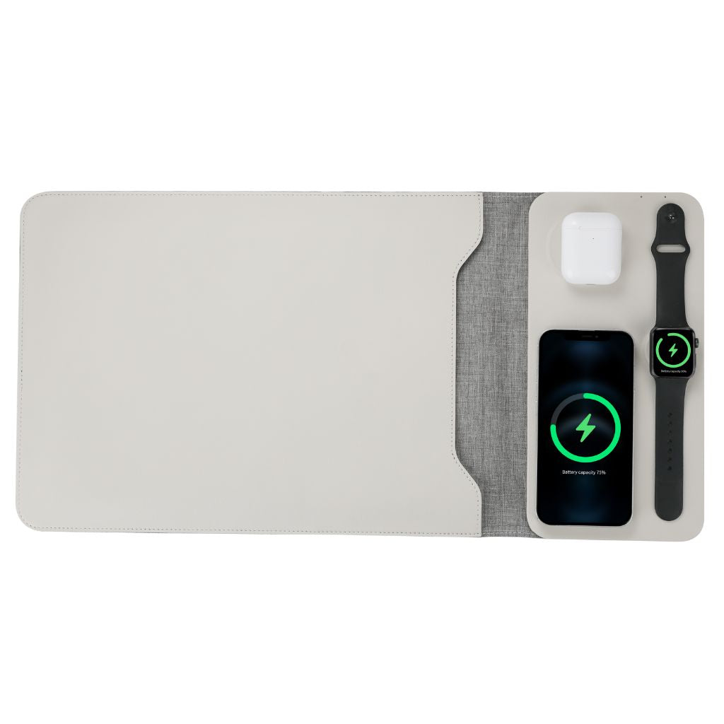5 in 1 Laptop Sleeve mit kabelloser Aufladung für Apple