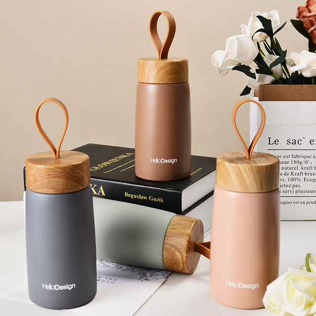 Stilvolle Thermosflasche für unterwegs