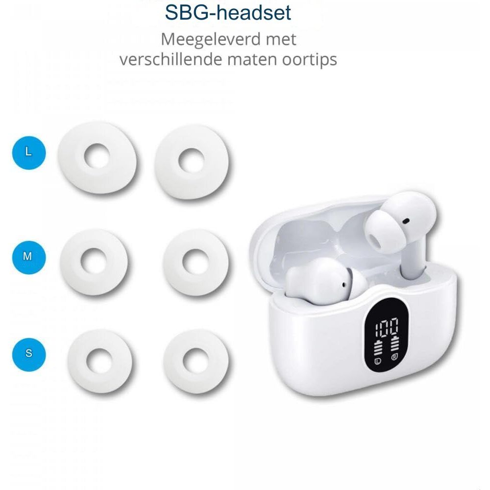 Multifunktionale Bluetooth-Ohrhörer A90 Pro – Bluetooth 5.3-Kopfhörer im Ohr – kabellose Ohrhörer – kabellose Kopfhörer – 4 ENC-Mikrofon mit Geräuschunterdrückung – Mini-Deep-Bass-Stereo-Sound – 36 Stunden Spielzeit – LED-Anzeige – IP7 wasserdicht