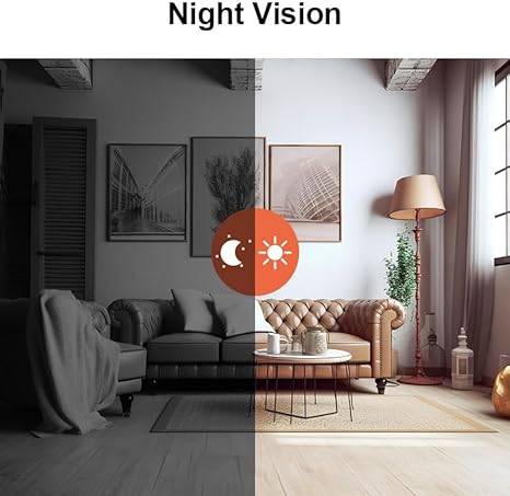 Draadlose 1080P HD WiFi Überwachungskamera für Ihr Zuhause