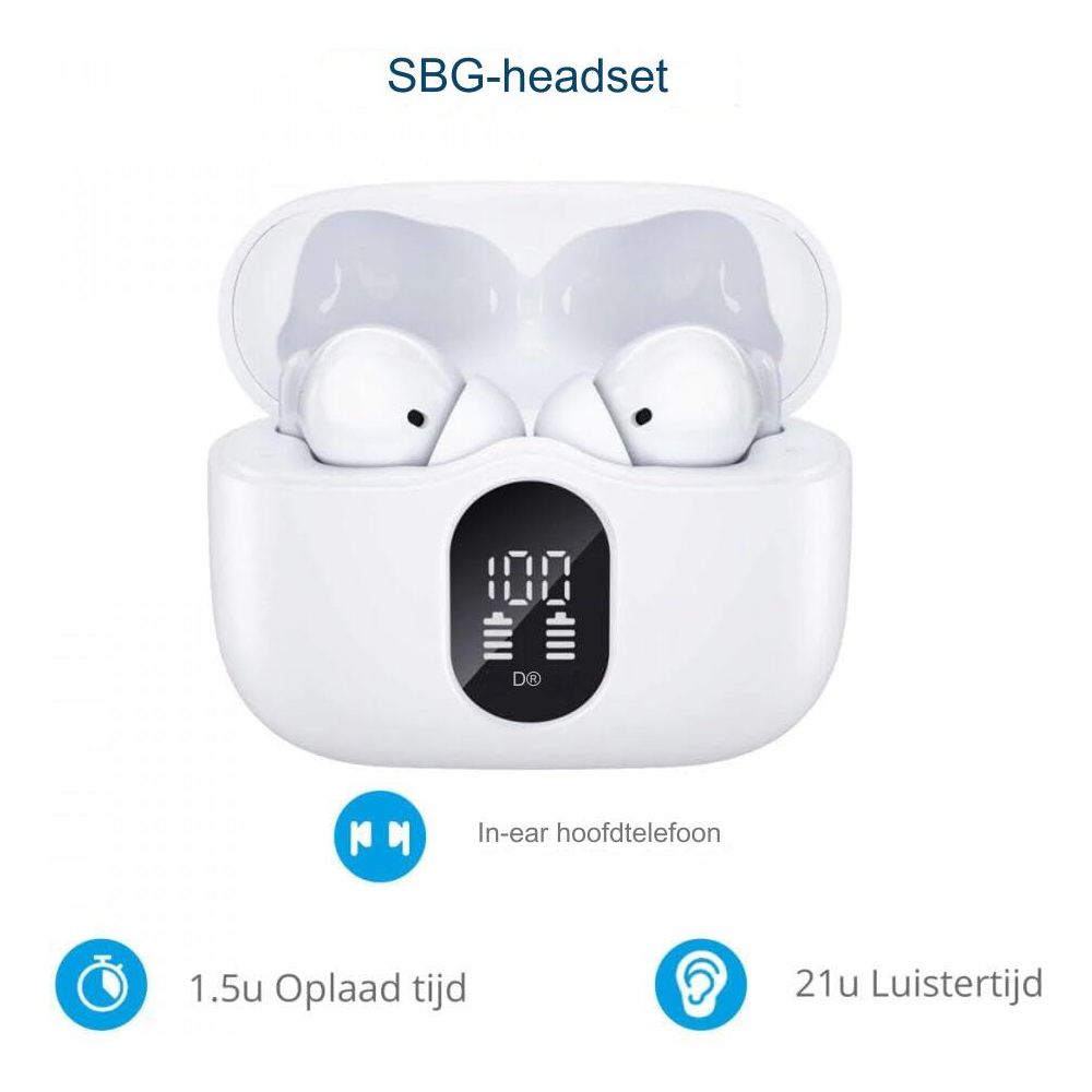 Multifunktionale Bluetooth-Ohrhörer A90 Pro – Bluetooth 5.3-Kopfhörer im Ohr – kabellose Ohrhörer – kabellose Kopfhörer – 4 ENC-Mikrofon mit Geräuschunterdrückung – Mini-Deep-Bass-Stereo-Sound – 36 Stunden Spielzeit – LED-Anzeige – IP7 wasserdicht