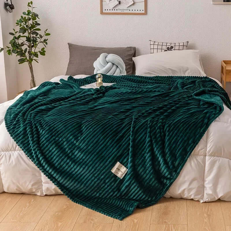 Kuschelige Flanell-Herbstdecke für warme Nächte
