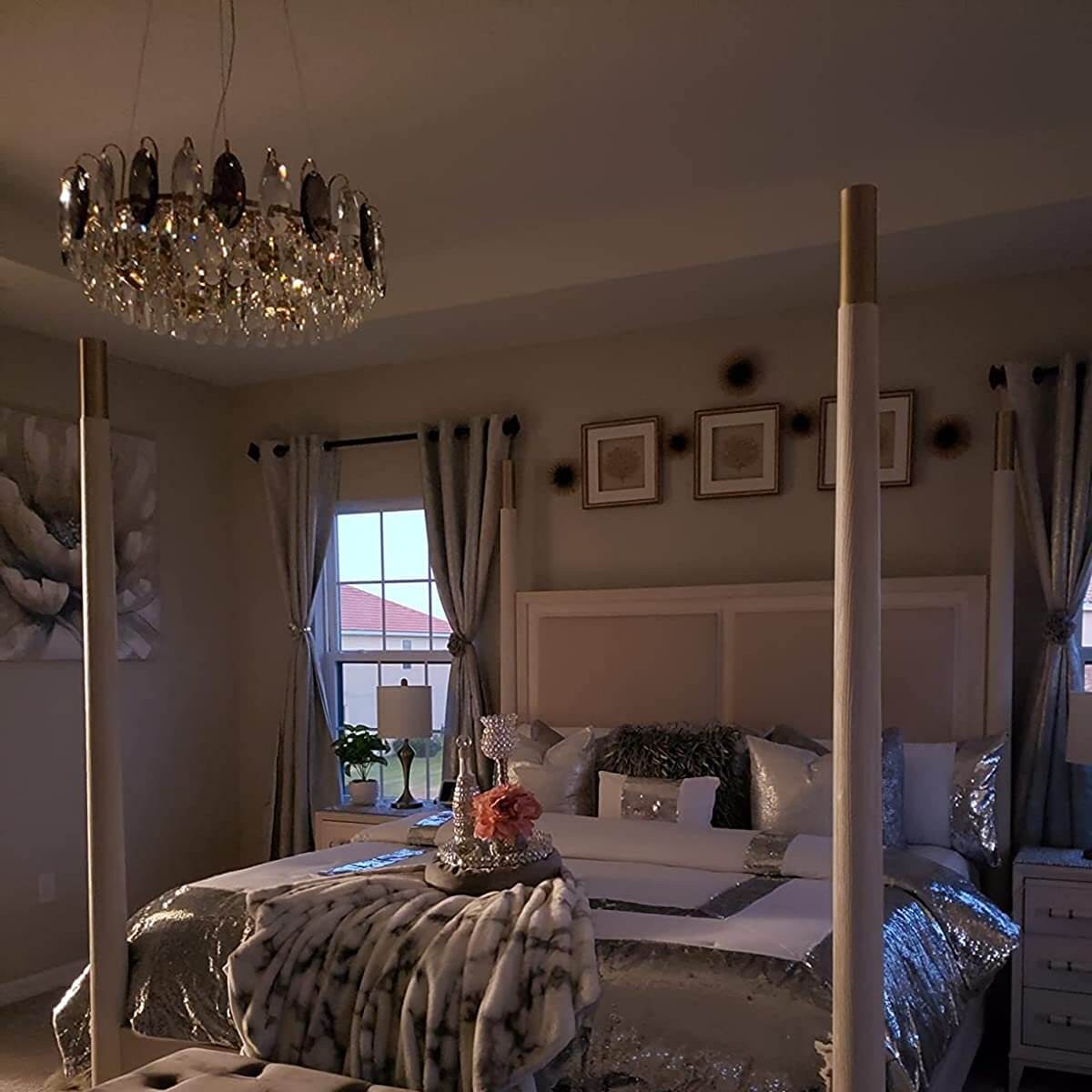 Luxuriöser K9 Kristallkronleuchter, dimmbar