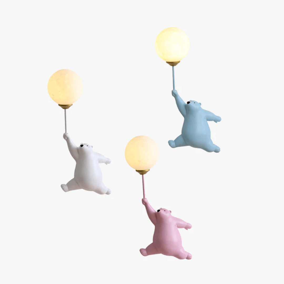 LED-Wandleuchte Bär Design Kinderzimmer