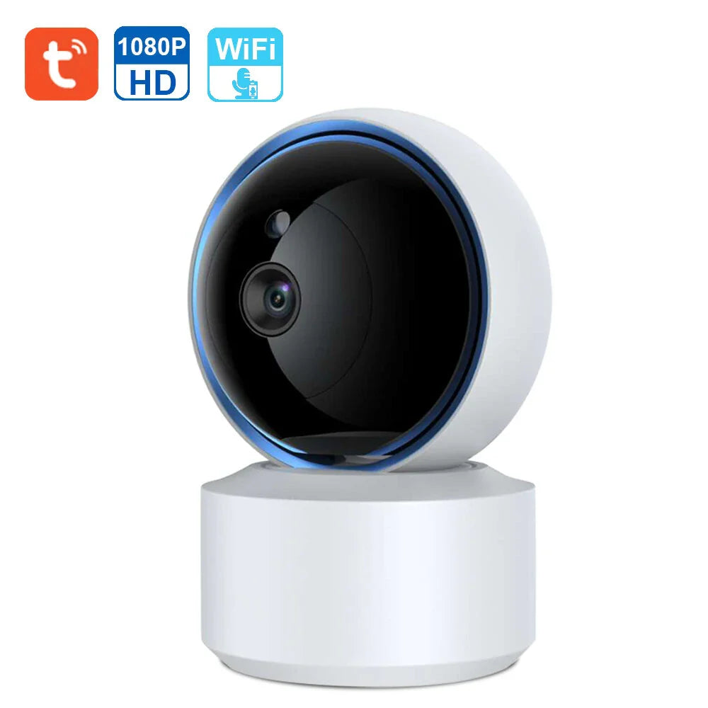 2MP Wireless PTZ Smart Sicherheitskamera - IR Nachtsicht, Bewegungserkennung, Zwei-Wege-Intercom, Fernüberwachung, Alarm, Innenüberwachung