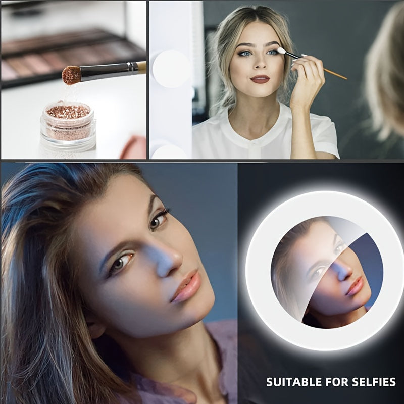 Lumi LED Selfie Ring Light – Tragbare Aufladbare Lampe für Smartphone und Computer