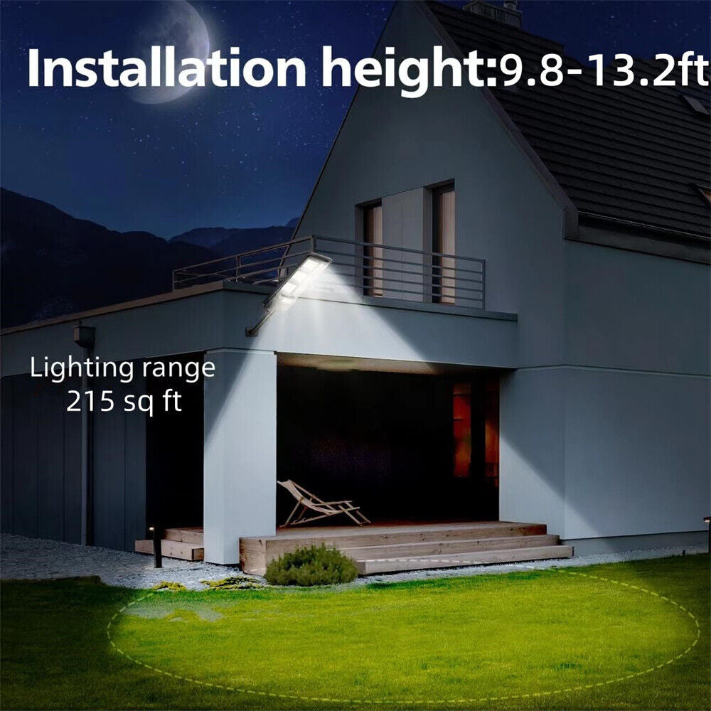 2PK Solar Straßenlichter Außen Dämmerung bis Morgengrauen Bewegungsmelder Flutlicht Wandlampe