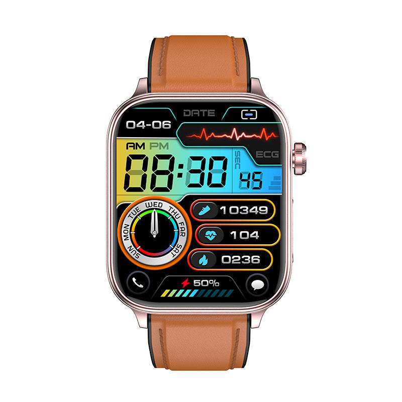 Heart Tech Smartwatch | Stylische Fitness-Uhr mit EKG, Herzfrequenz & Aktivitätstracking